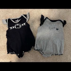 Penn State Rompers baby girl